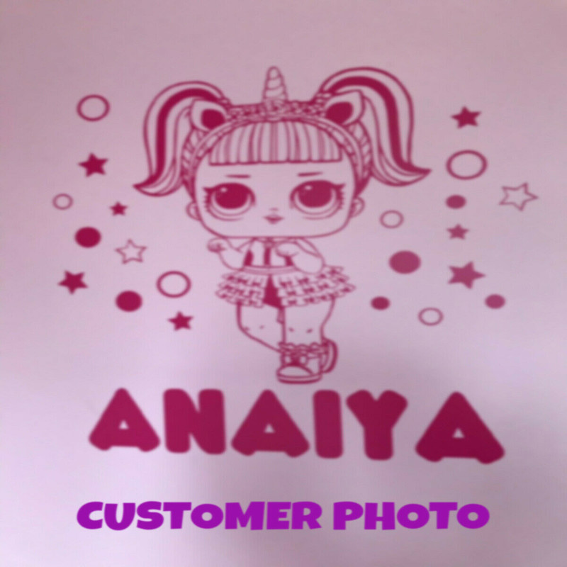 Personalizado Chicas Lol Muneca Pared Arte Pegatina Decoracion