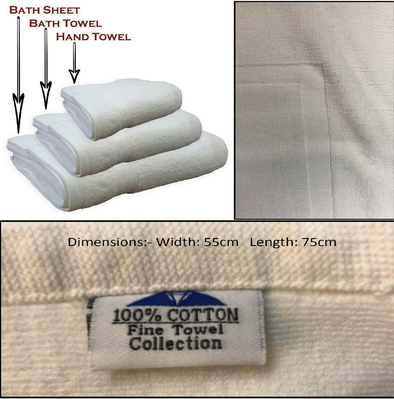Details about / Luxury 100/% Egyptian Cotton Soft 500 GSM Bale Set Face Hand Bath Towel Sheet