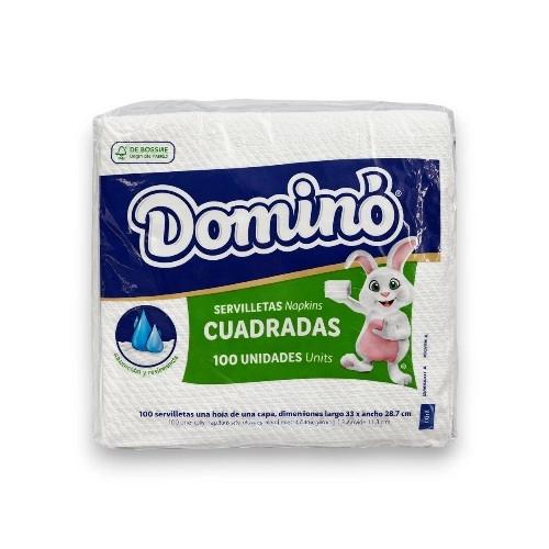 Domino Servilletas Cuadradas 100 Units