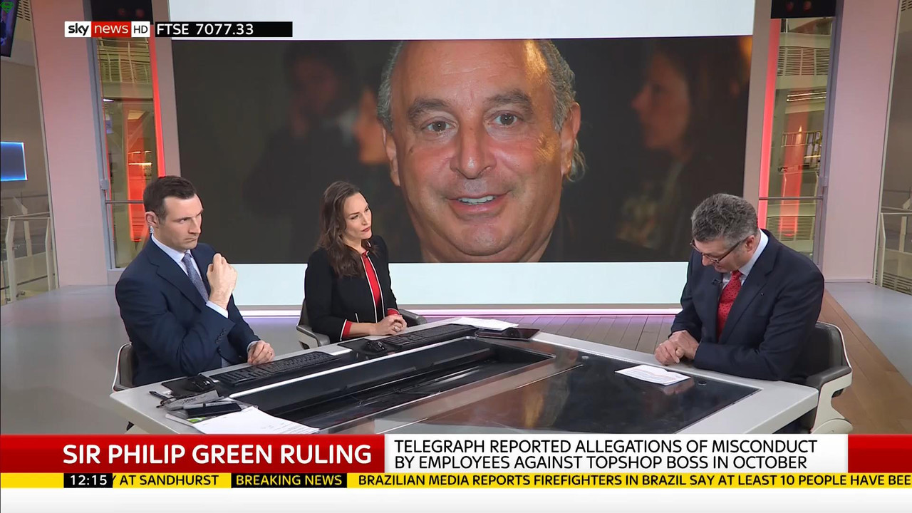 08 February - 12.00.00 - Sky News. Colin Brazier and Jayne Secke