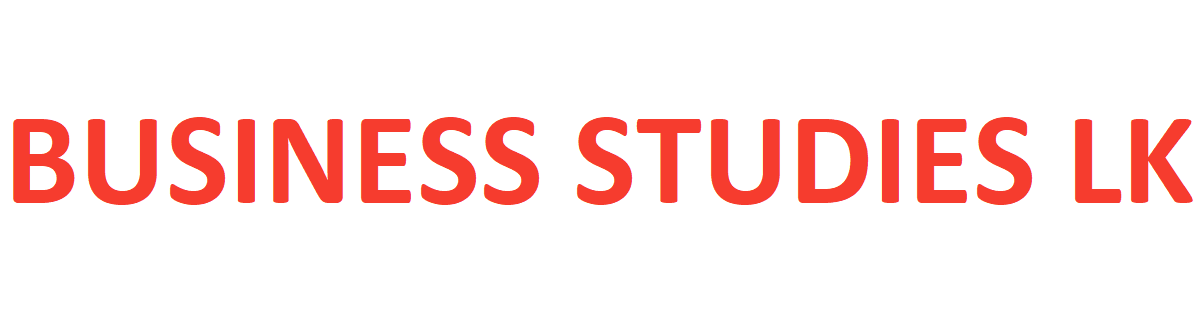 Advance Level Business Studies - BS For A/L