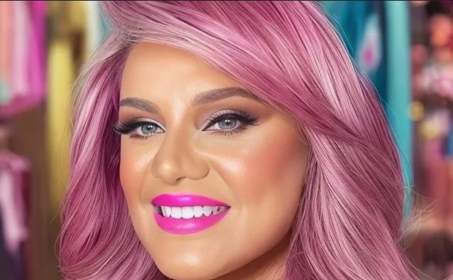 Érika Buenfil sacude la red al aparecer con cabello rosa y look al estilo Barbie