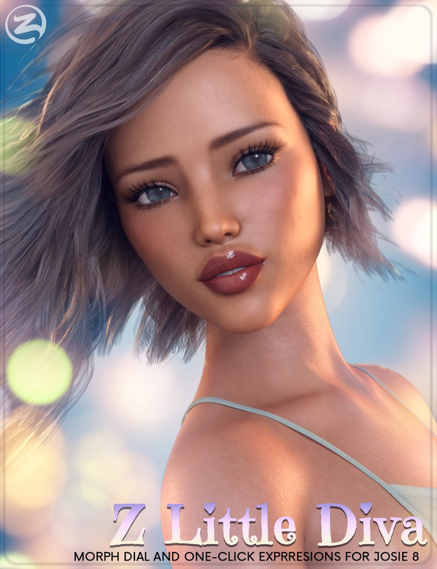 Z Little Diva Dialable And One Click Expressions For Teen Josie 8 Topgfx Daz3d Renderosity