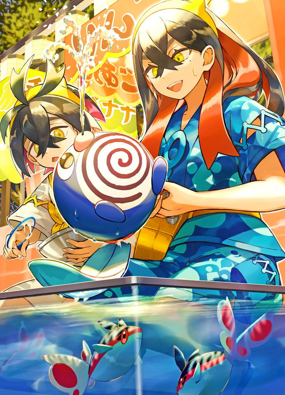 kieran-carmine-poliwag-and-finneon-pokem