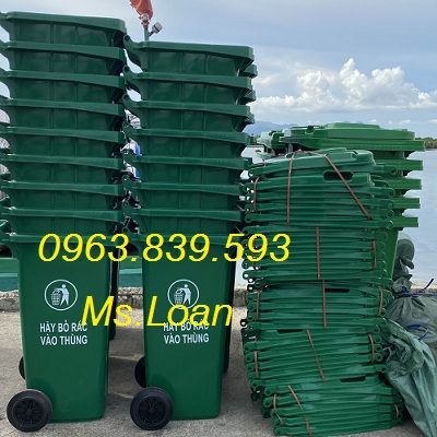 Giảm giá thùng rác 120L màu xám rẻ quận 12 / lh 0963.839.593 Ms.Loan Thung-rac-nhua-120lit-nap-kin-co-banh-xe-1