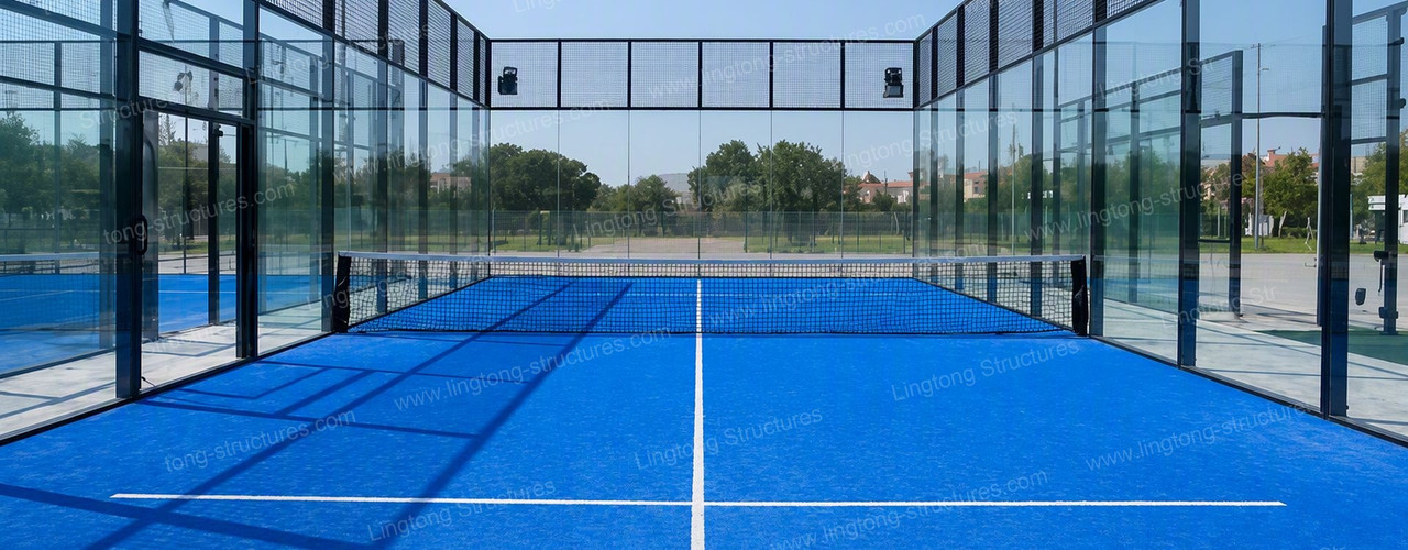 Padel Court Tent | Aluminum Padel Structure Padel court tent - aluminum structure for indoor padel facilities