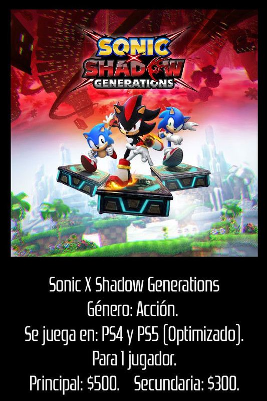 Sonic X Shadow Generations