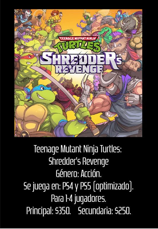Teenage Mutant Ninja Turtles Shredders Revenge