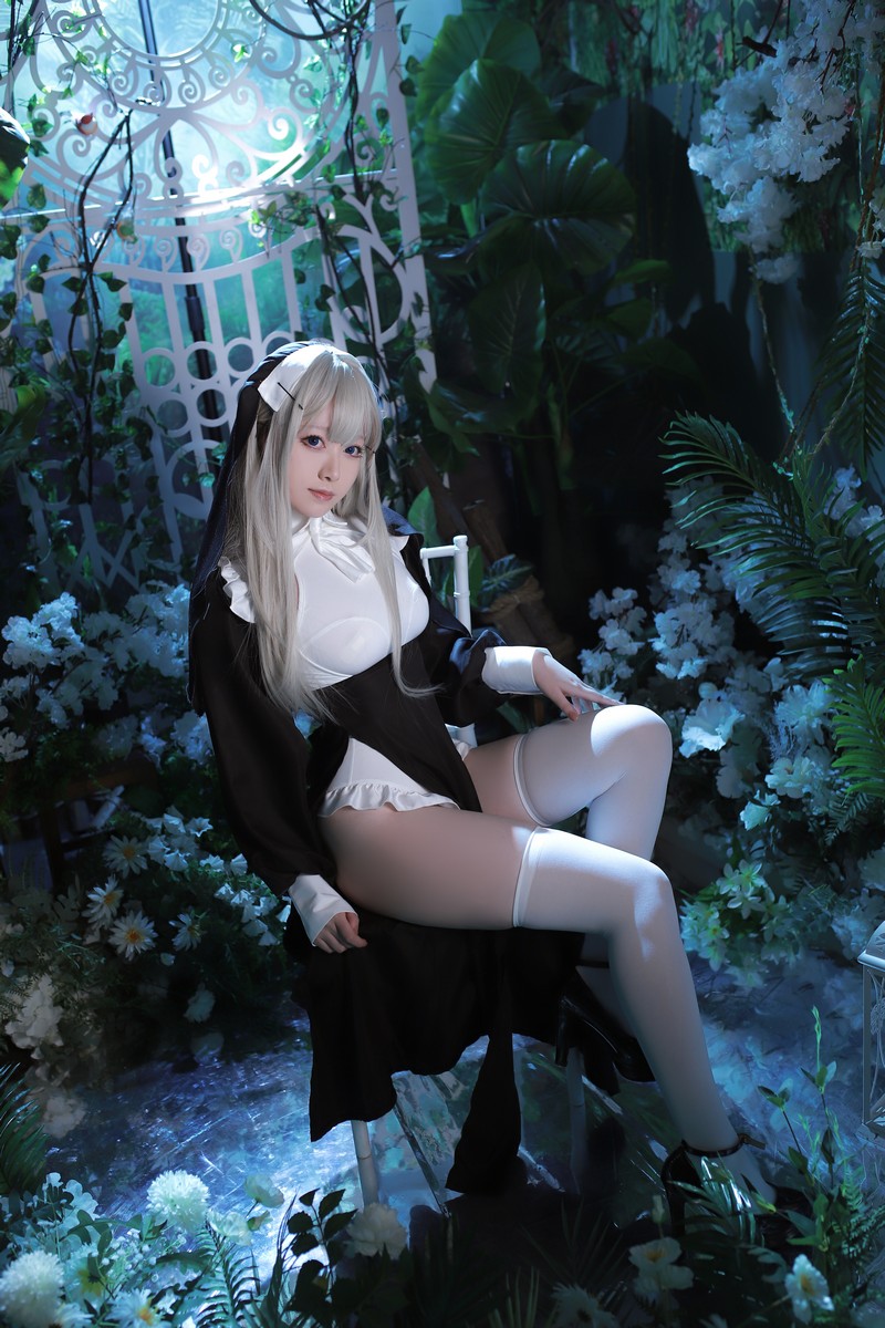 Asagiriai（愛ちゃん）修女Cosplay写真图集 修女主题高清美图 56P (717MB)插图