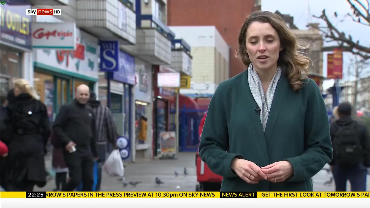 26 January - 22.00.00 - Sky News At 10. Anna Jones with the main