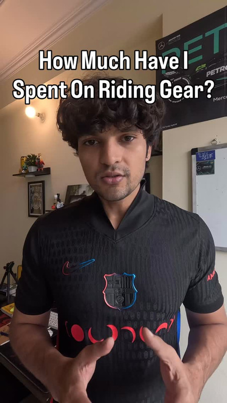How much have I spent on riding gear?