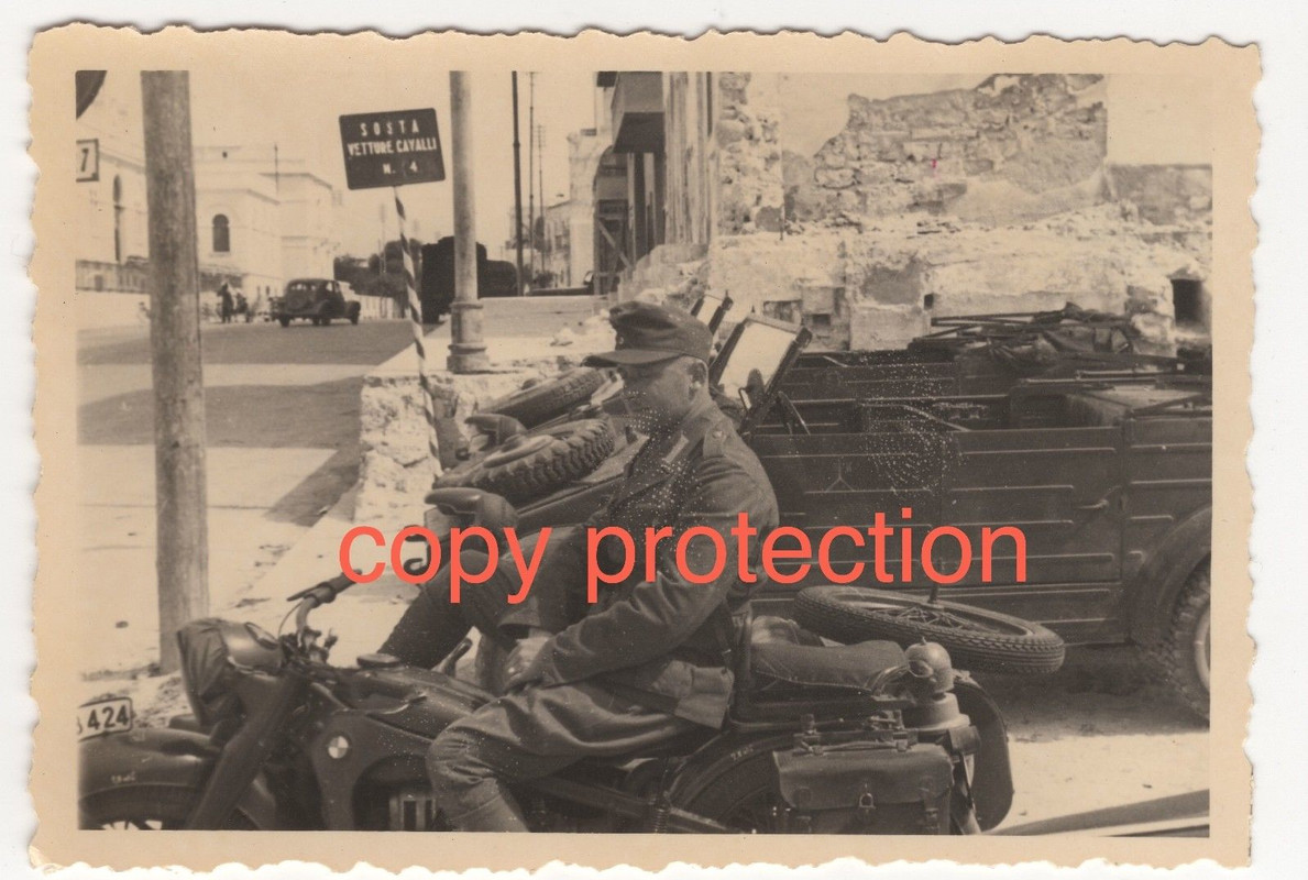 Orig. Fotos VW 82 Kübelwagen Afrika-Korps Tripolis MG-Btl 2 15.P