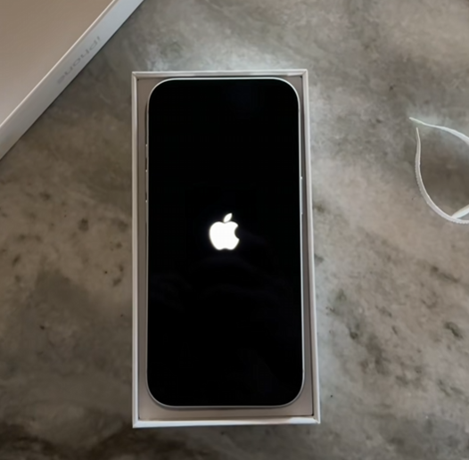 White iPhone