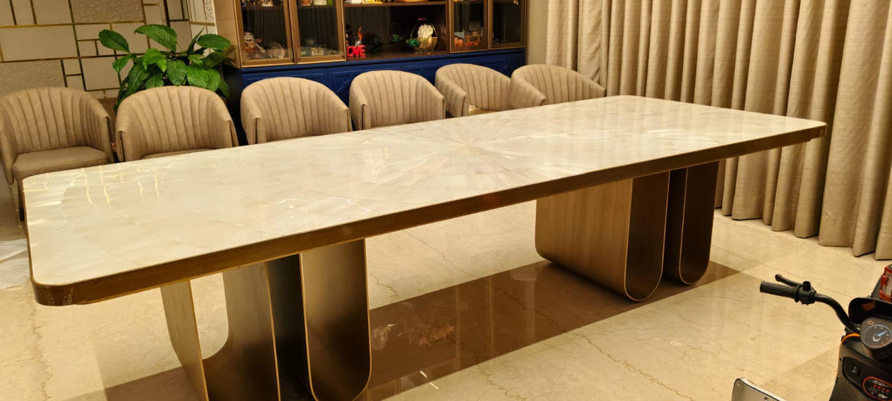 Marble dining table protection film