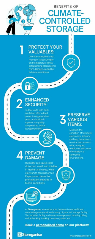 What does climate controlled storage mean