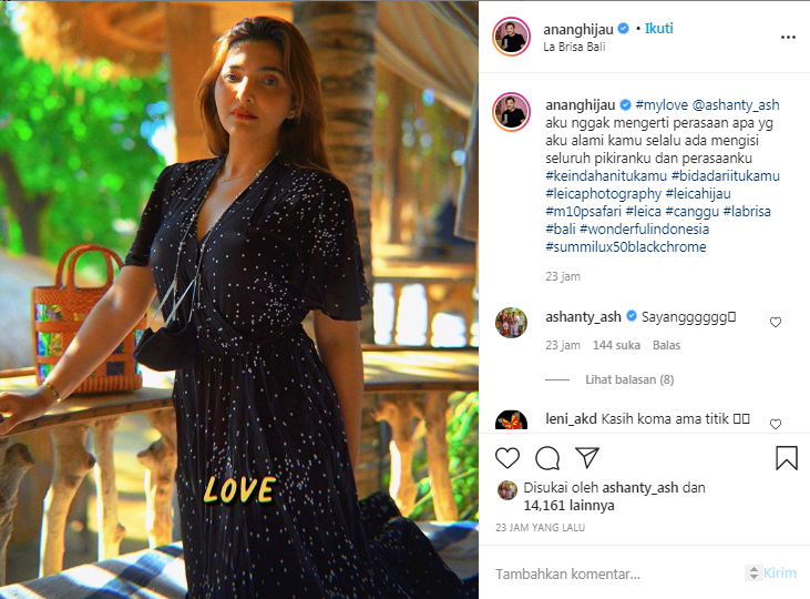 Anang Hermansyah membagikan foto Ashanty