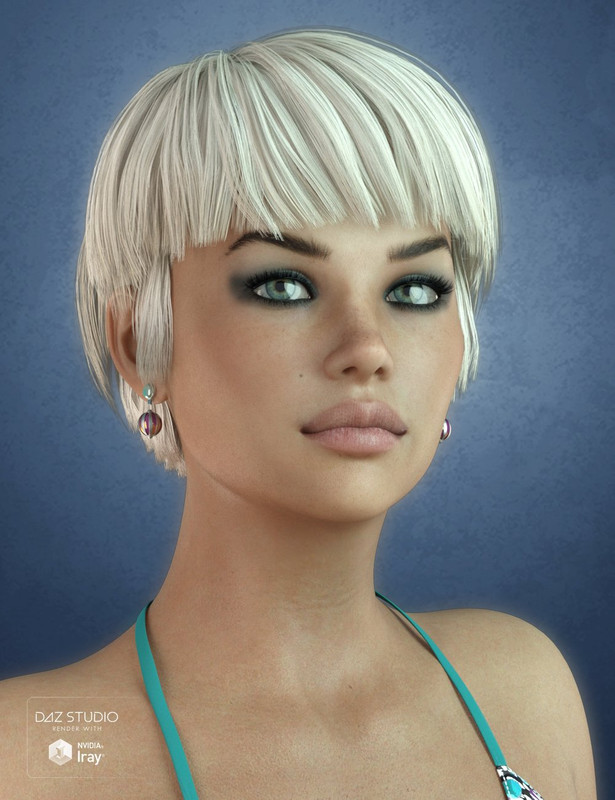 Carella Hair for Genesis 3 and 8 Female(s)