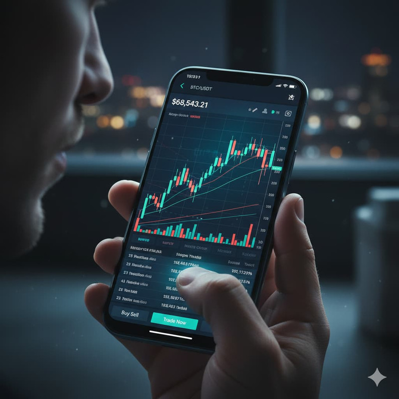 Bitget copy trading feature on mobile app