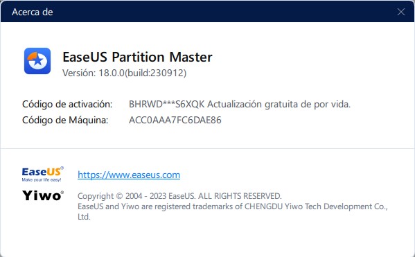 EASEUS Partition Master Unlimited Edition v18.0.0 Build 230912 [Particiona discos duros de forma ... Captura-de-pantalla-2023-10-19-183933