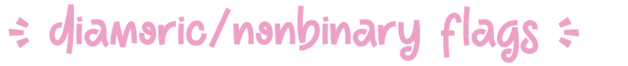 diamoric/nonbinary