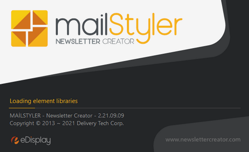 MailStyler Newsletter Creator Pro version 2.21.09.09 MailStyler Newsletter Creator Pro version 2.21.09.09
