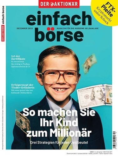 Cover: Der Aktionär einfach börse Magazin No 12 Dezember 2022