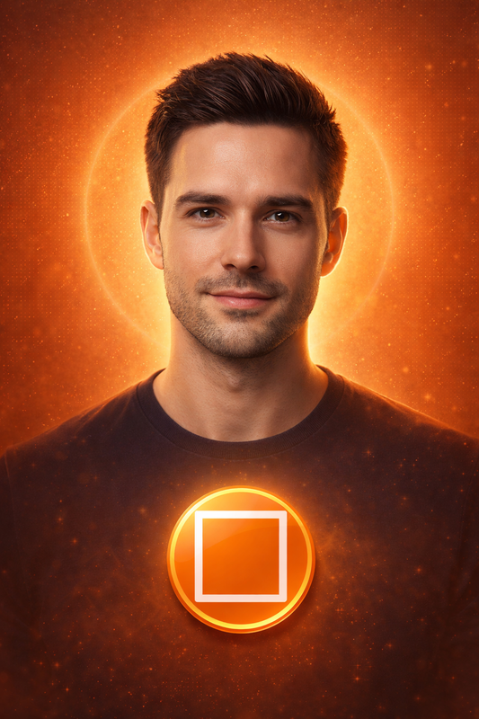 Pomarańczowa Aura - Tło