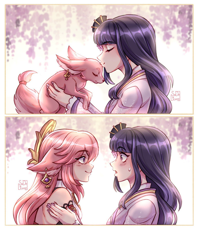 yae-and-makoto-genshin-impact-drawn-by-sadelionne-4538a07dfbff445cb66a2fe7829caa09-1