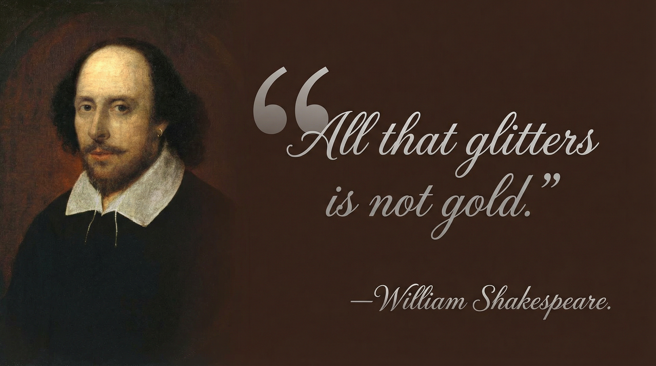 Professional AI quote card with portrait placeholder and dark chocolate background