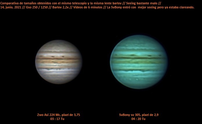  sv305 versus ASI224MC