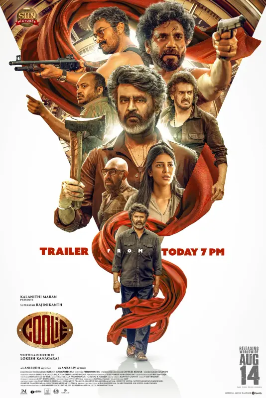 Coolie (2025) Hindi HQ HDTS H264 AAC 1080p 720p 480p Download