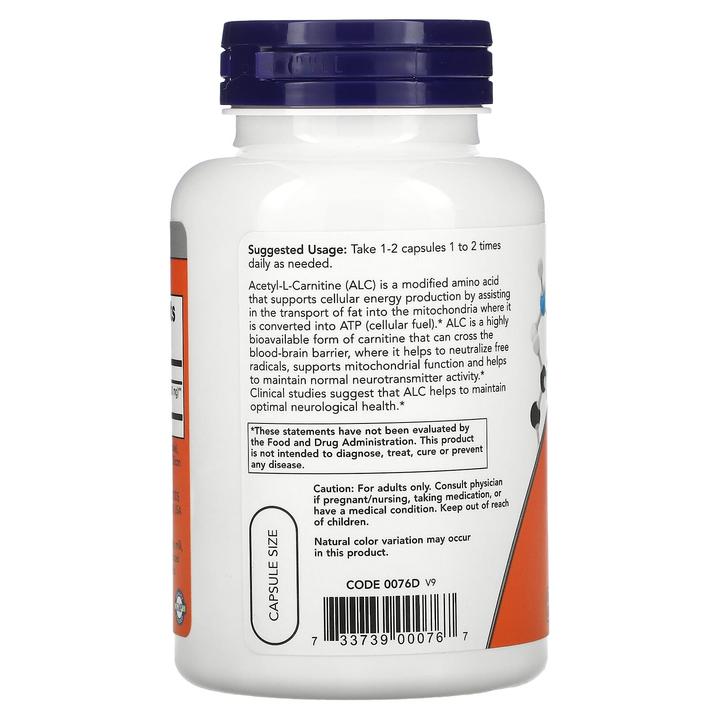 NOW Foods Acetyl-L-Carnitine 3