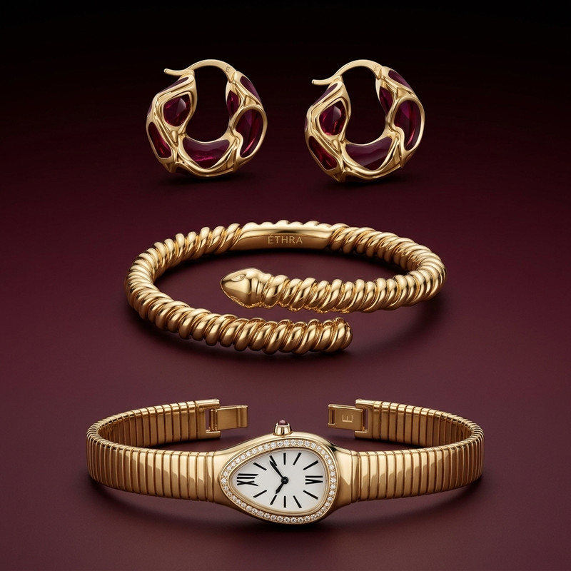 Jewelry collection displayed 202603231235