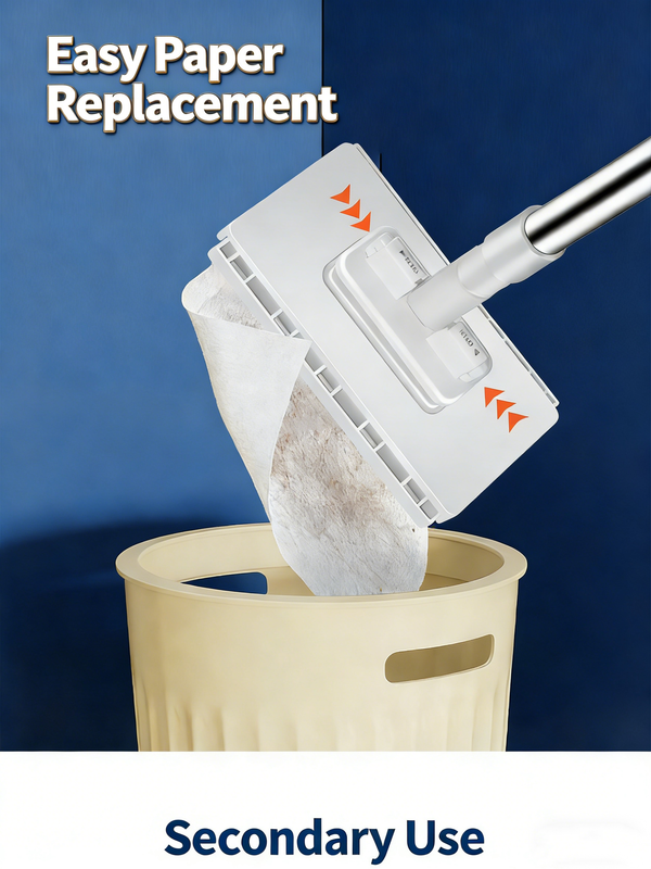 Wet and dry floor sweeper mop