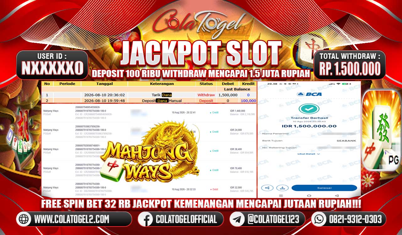 JACKPOT SLOT GACOR!!
