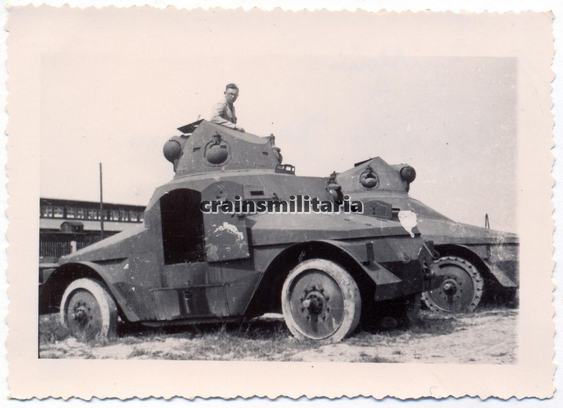 tschechische Beute Panzerspähwagen SKODA PA-III 