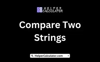 Compare Two Strings
