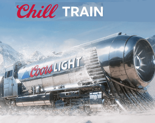 Embark on the Coors Light Chill Train Adventure – 94 Winners Await! Embark on the Coors Light Chill Train Adventure – 94 Winners Await!
