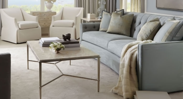 Whether you’re creating a warm and cozy modern farmhouse or cool and contemporary escape, the Alcona sofa is sure to look right at home. High armrests with a rounded track design provide a chic, sheltering effect. Light linen-tone upholstery and 3-over-2 cushion styling is a beauty to behold.
