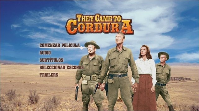 1 - Llegaron a Cordura [DVD9Full] [PAL] [Multi] [1959] [Western]