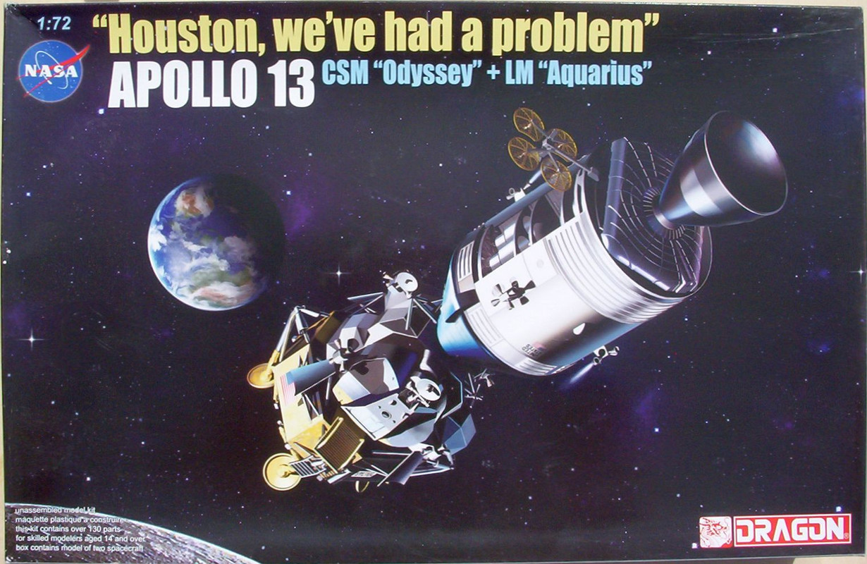 Dragon 72 11020 Apollo 13 CSM 'Odyssey'   LM 'Aquarius'