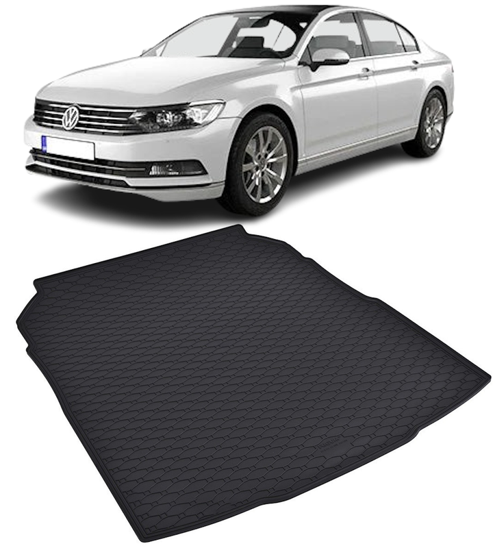 Tavita auto Volkswagen Passat Sedan 2014-2021, protectie portbagaj, Cri-Flo, din cauciuc 100%, compatibil cu autoturismul Volkswagen Passat Sedan