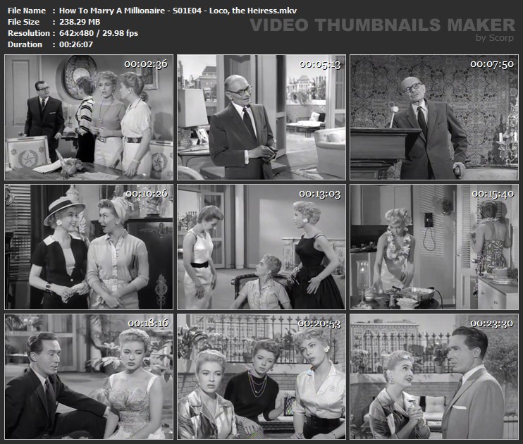 How To Marry A Millionaire - S01E04 - Loco, the Heiress.mkv