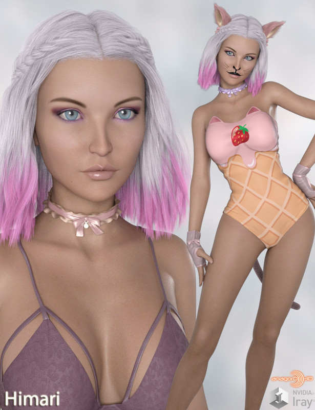 Kawaii Girls – Head and Body Morphs for Aiko 8