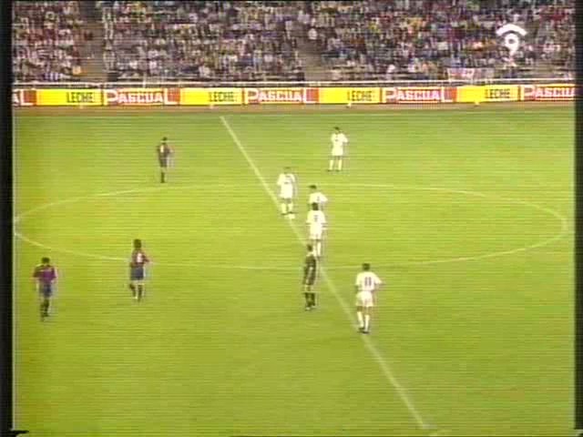 Copa del Rey 1992/1993 - Semifinal - Ida - Real Madrid Vs. FC Barcelona (576p/480p) (Valenciano/Valenciano) 1