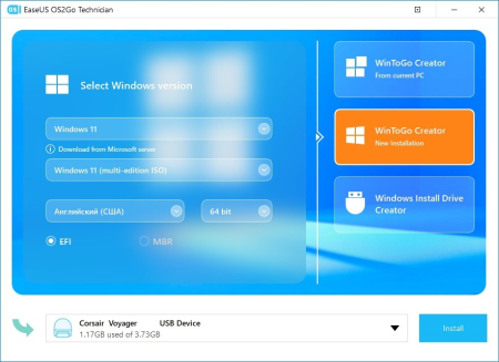 EaseUS OS2Go 3.1 build 20220822