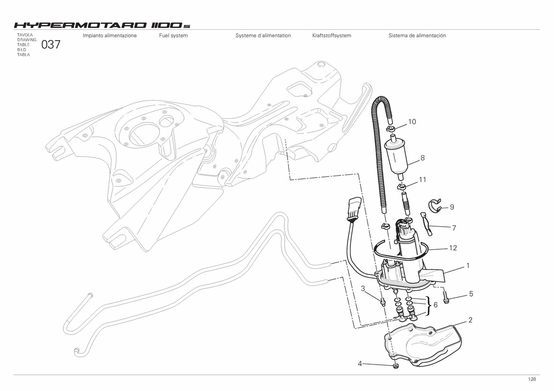 Hypermotard 1100S catalogo ricambi 2008-08_p128