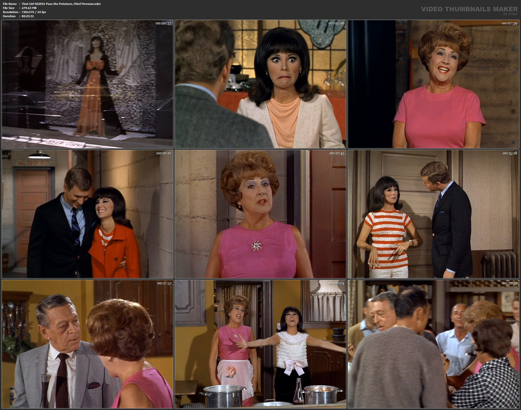 That Girl S02E01 Pass the Potatoes, Ethel Merman.mkv