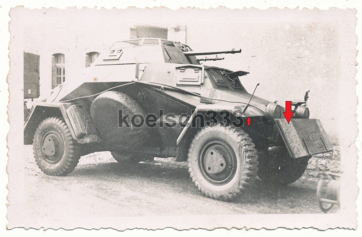 Foto Panzerspähwagen 4 Rad Panzer Sd.Kfz. 222 Ze