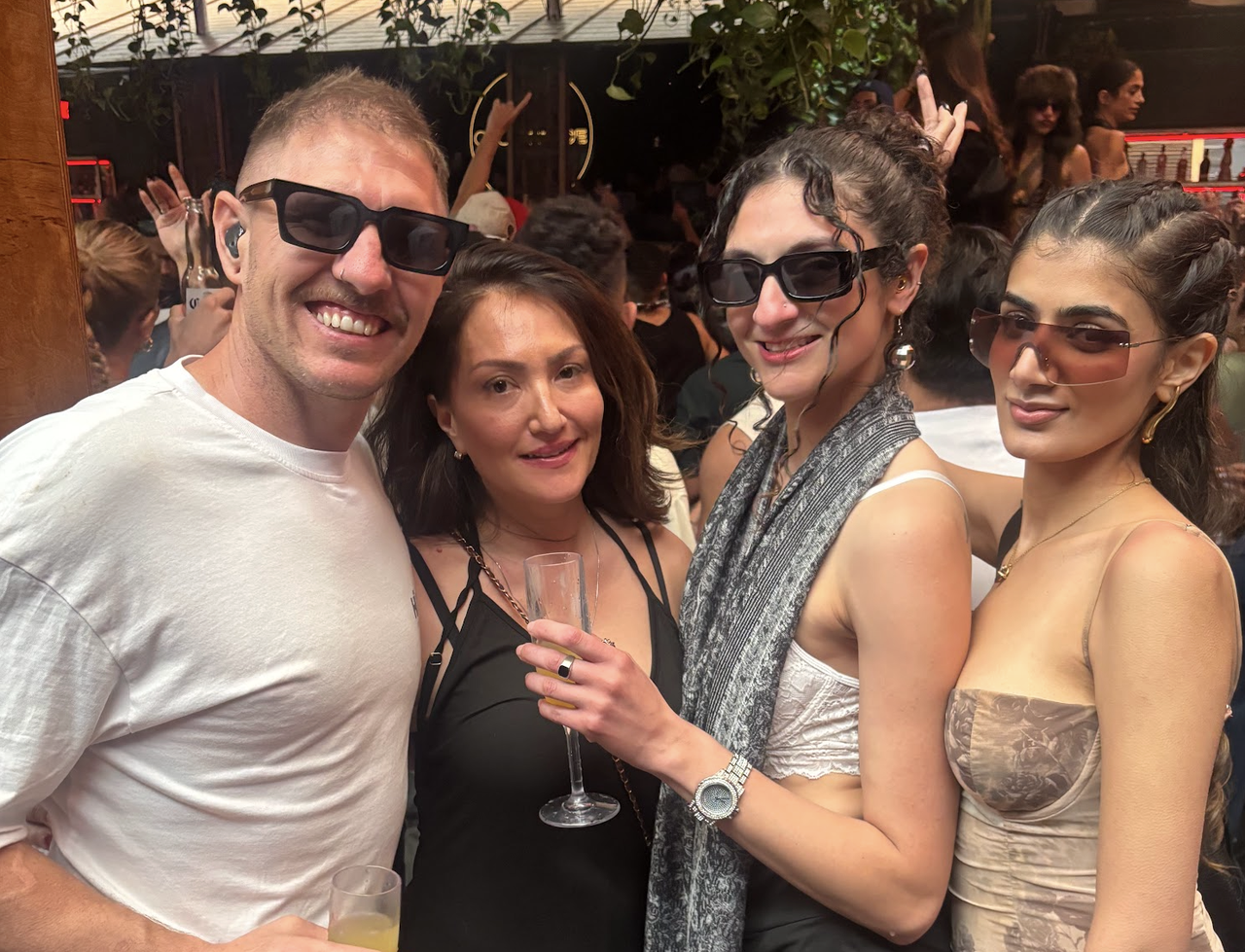 DJ Accelerator client performing